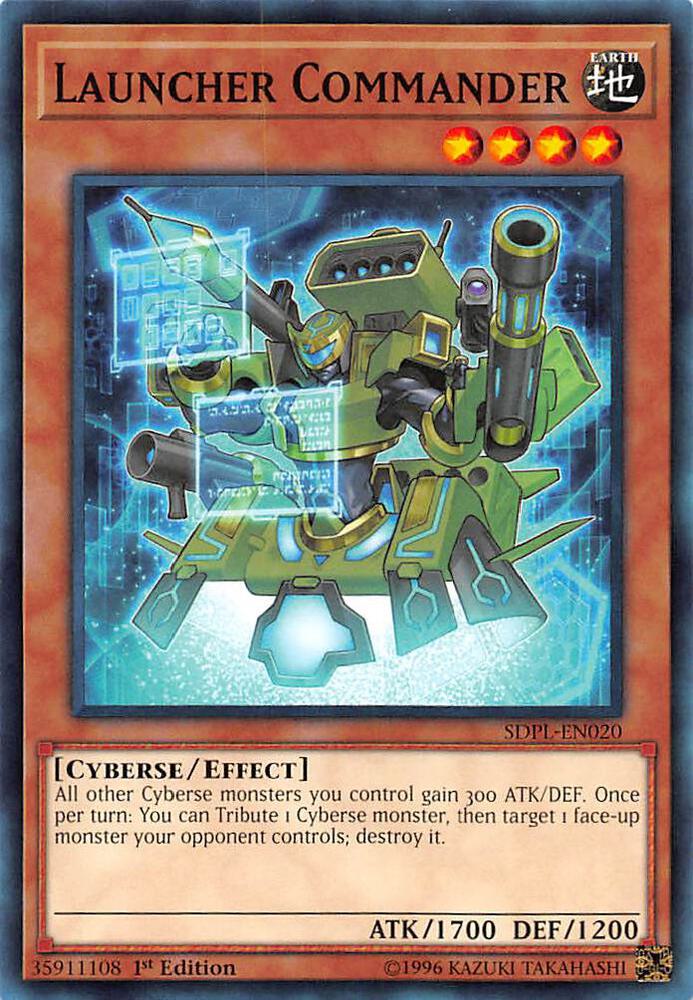 Launcher Commander SDPL-EN020 card from Structure Deck: Powercode Link