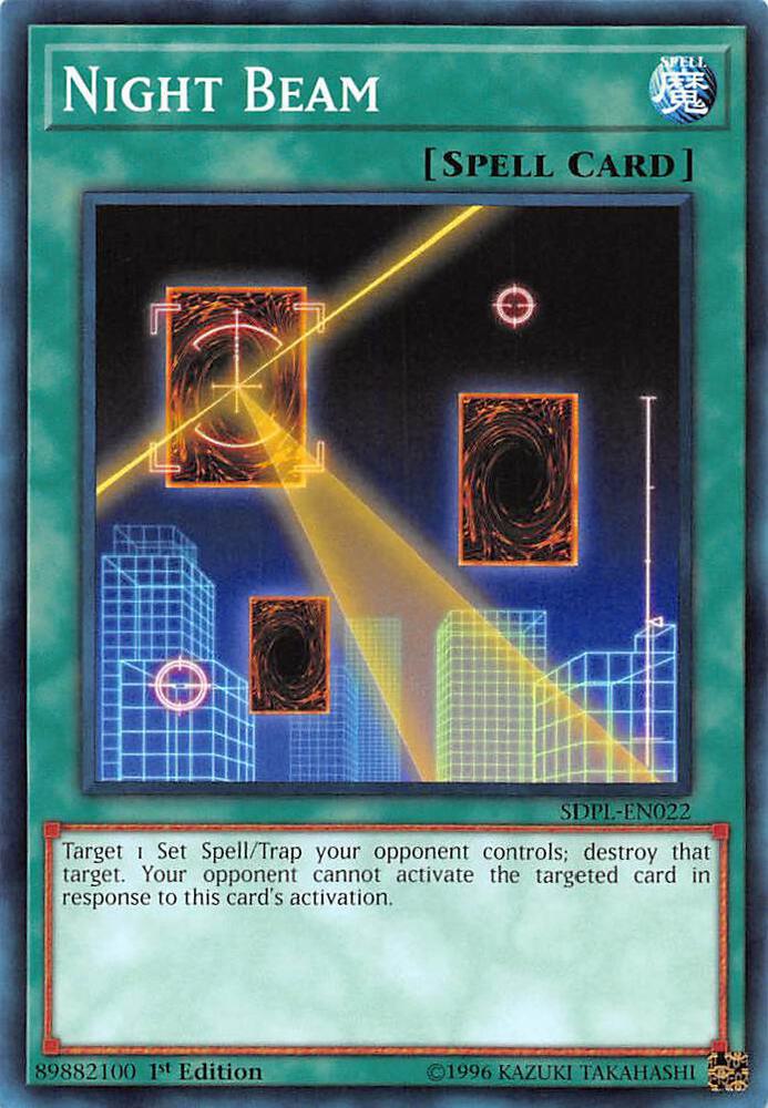 Night Beam SDPL-EN022 card from Structure Deck: Powercode Link