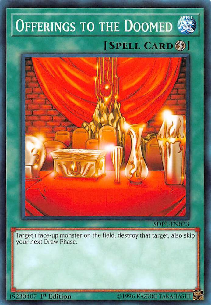 Offerings to the Doomed SDPL-EN023 card from Structure Deck: Powercode Link