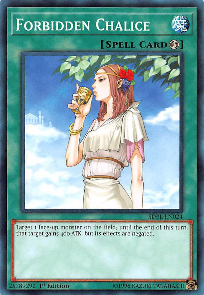 Forbidden Chalice SDPL-EN024 card from Structure Deck: Powercode Link