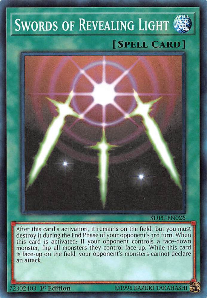Swords of Revealing Light SDPL-EN026 card from Structure Deck: Powercode Link