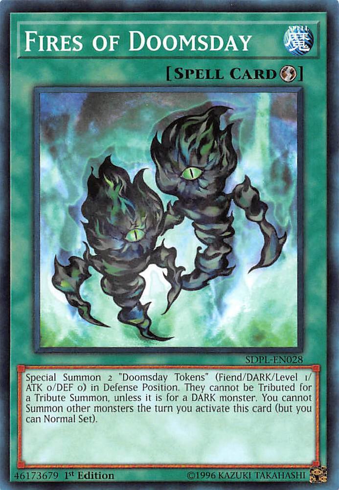 Fires of Doomsday SDPL-EN028 card from Structure Deck: Powercode Link