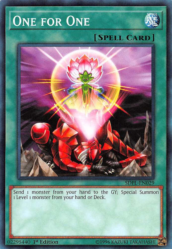 One for One SDPL-EN029 card from Structure Deck: Powercode Link