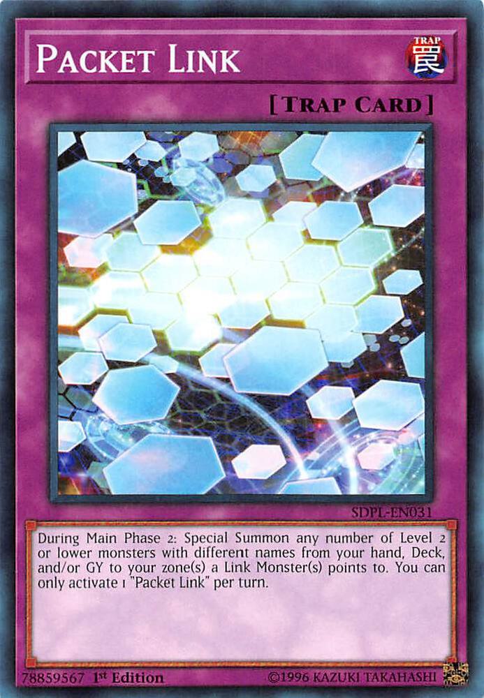 Packet Link SDPL-EN031 card from Structure Deck: Powercode Link