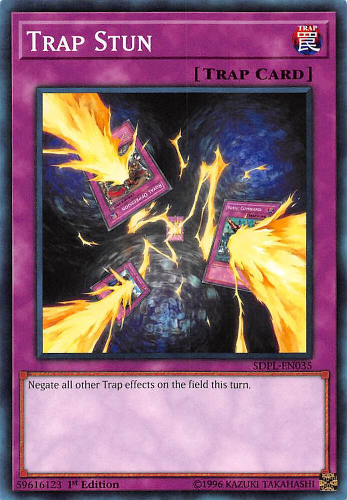 Trap Stun SDPL-EN035 card from Structure Deck: Powercode Link