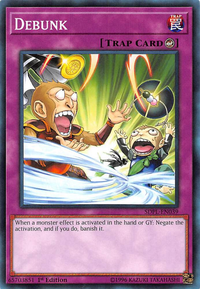 Debunk SDPL-EN039 card from Structure Deck: Powercode Link