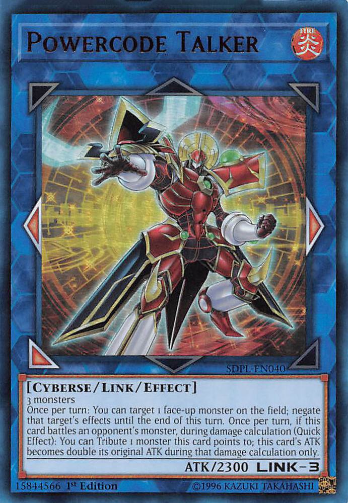 Powercode Talker SDPL-EN040 card from Structure Deck: Powercode Link