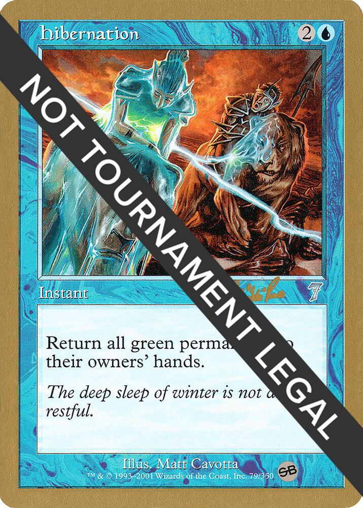 Hibernation - 2002 Carlos Romao (7ED) (SB) card from World Championship Decks