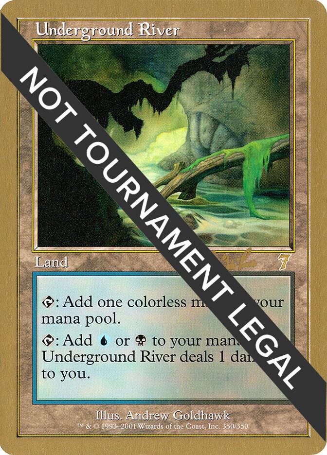 Underground River - 2002 Carlos Romao (7ED) card from World Championship Decks