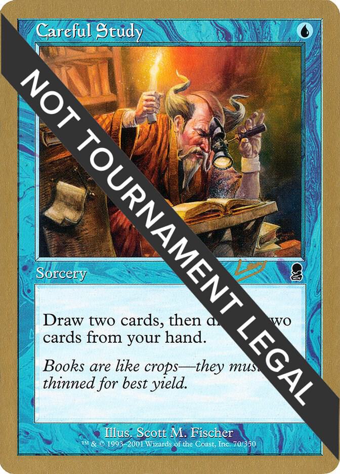 Careful Study - 2002 Raphael Levy (ODY) card from World Championship Decks