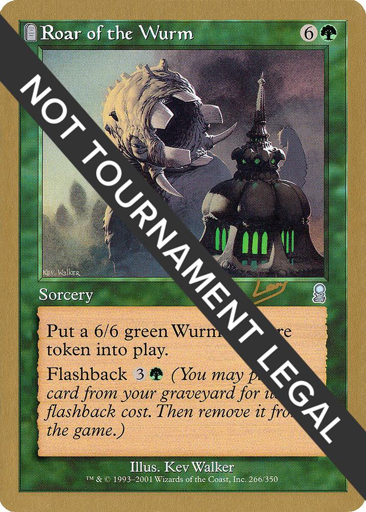 Roar of the Wurm - 2002 Raphael Levy (ODY) card from World Championship Decks