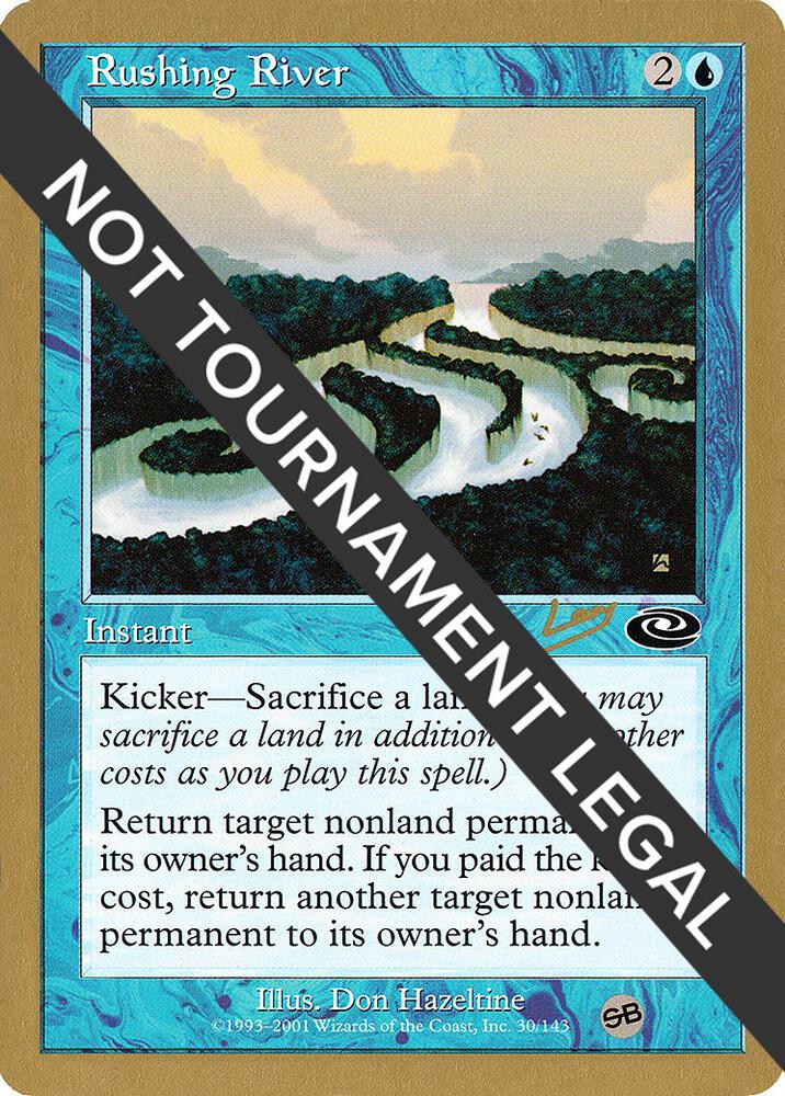 Rushing River - 2002 Raphael Levy (PLS) (SB) card from World Championship Decks