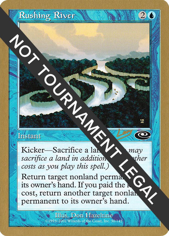 Rushing River - 2002 Raphael Levy (PLS) card from World Championship Decks