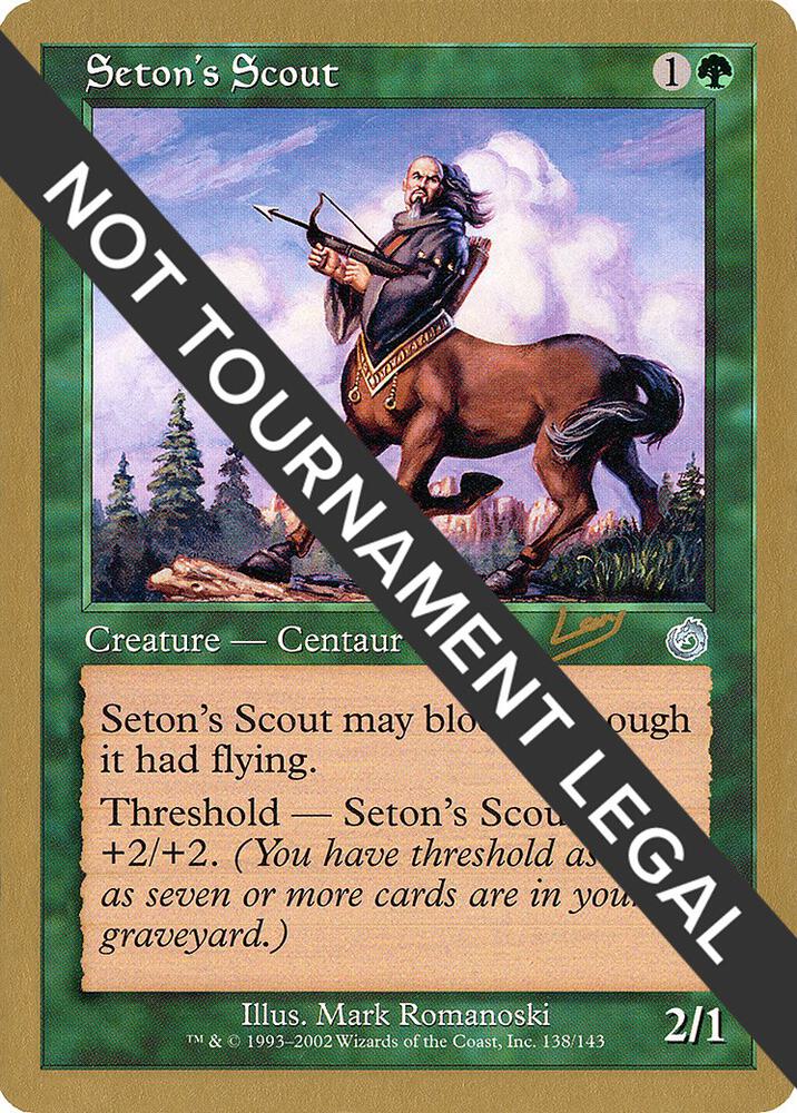 Seton's Scout - 2002 Raphael Levy (TOR) card from World Championship Decks