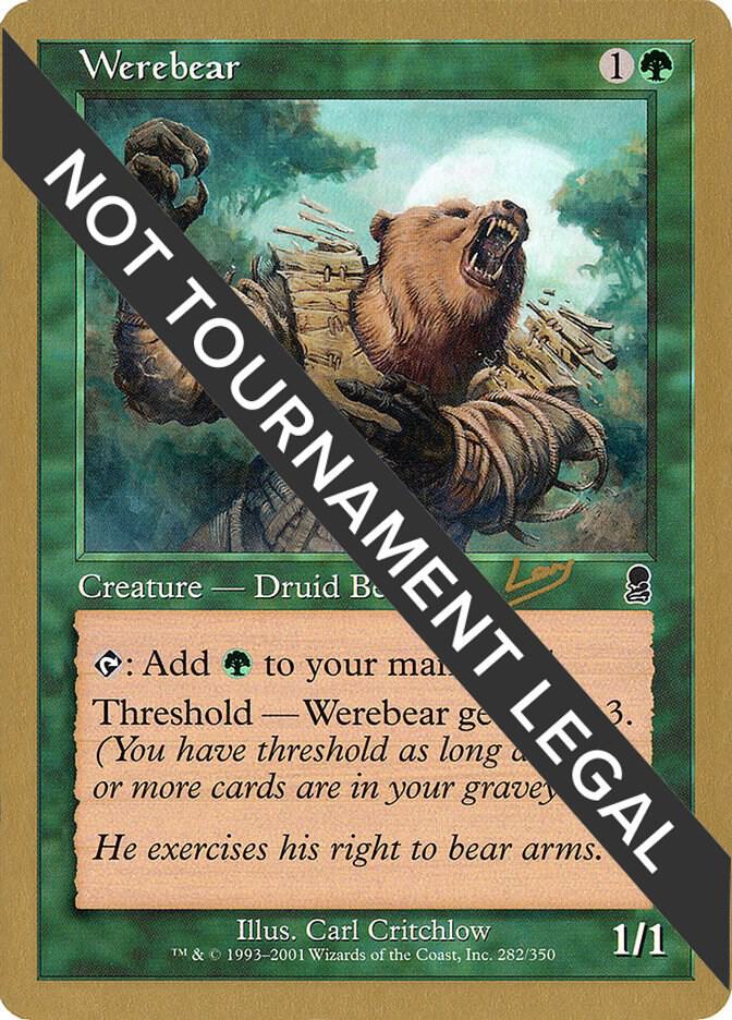 Werebear - 2002 Raphael Levy (ODY) card from World Championship Decks