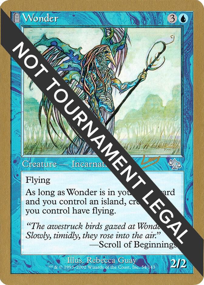 Wonder - 2002 Raphael Levy (JUD) card from World Championship Decks