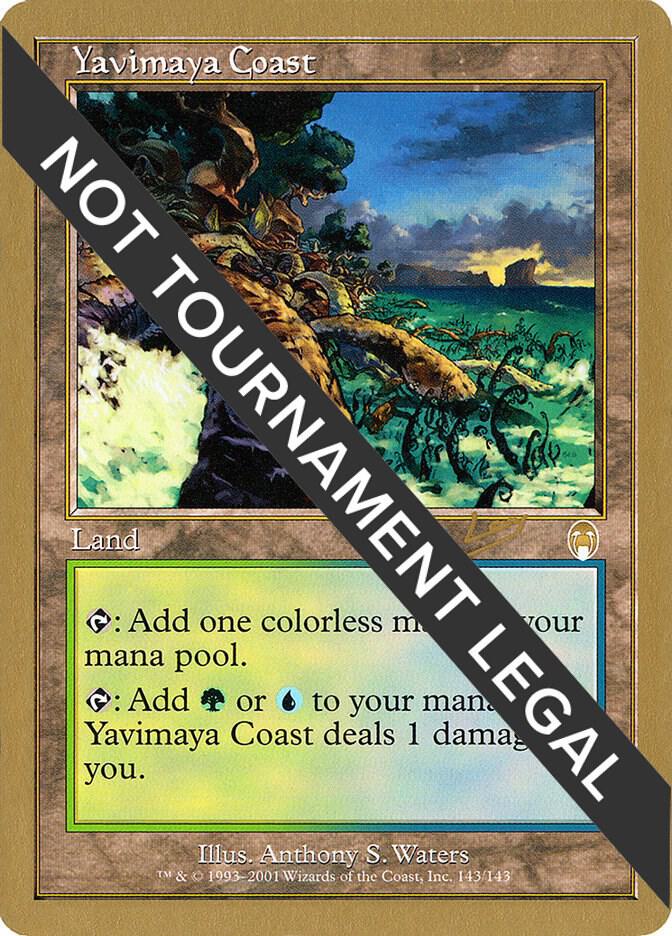 Yavimaya Coast - 2002 Raphael Levy (APC) card from World Championship Decks