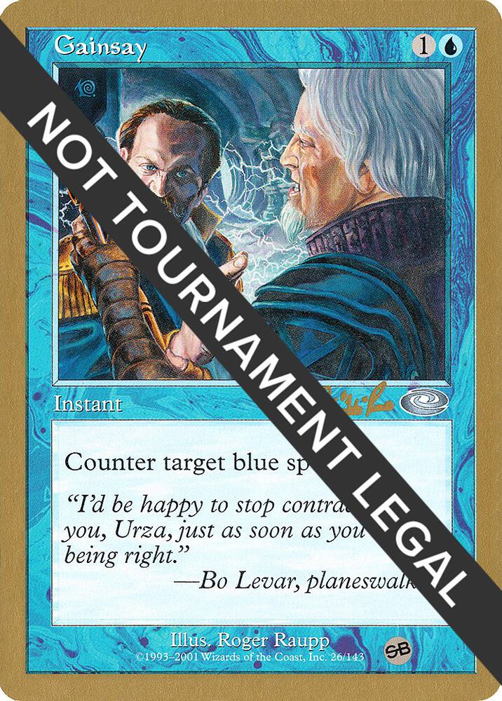 Gainsay - 2002 Carlos Romao (PLS) (SB) card from World Championship Decks