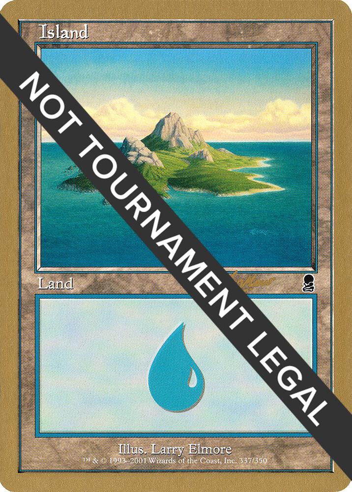 Island (337) - 2002 Sim Han How (ODY) card from World Championship Decks