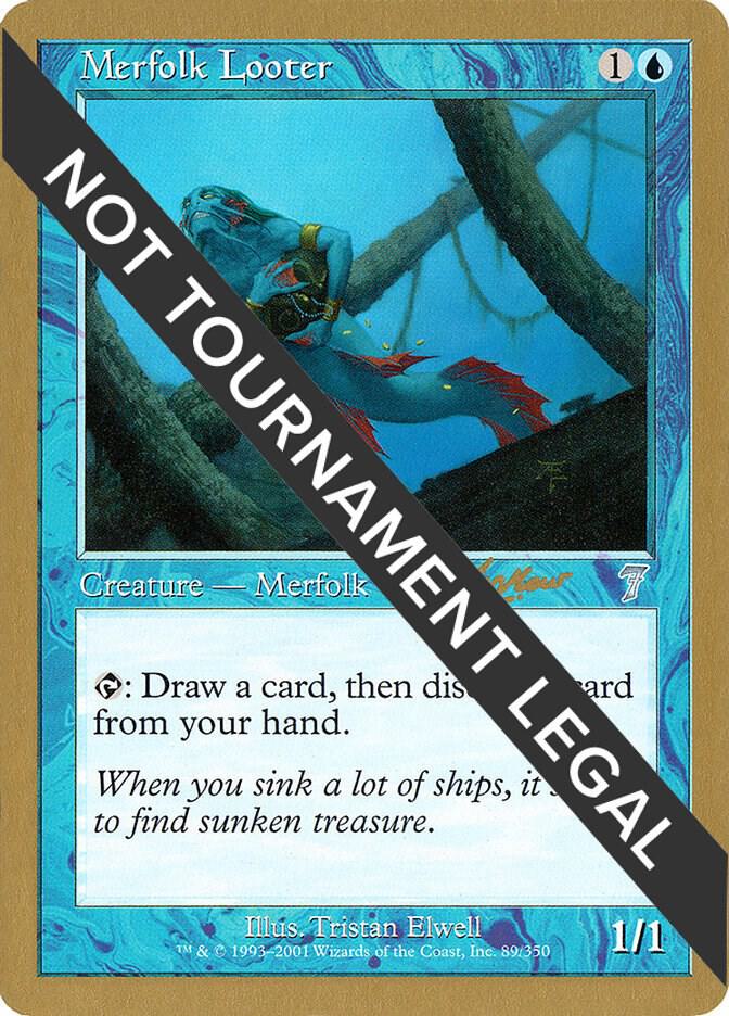 Merfolk Looter - 2002 Sim Han How (7ED) card from World Championship Decks