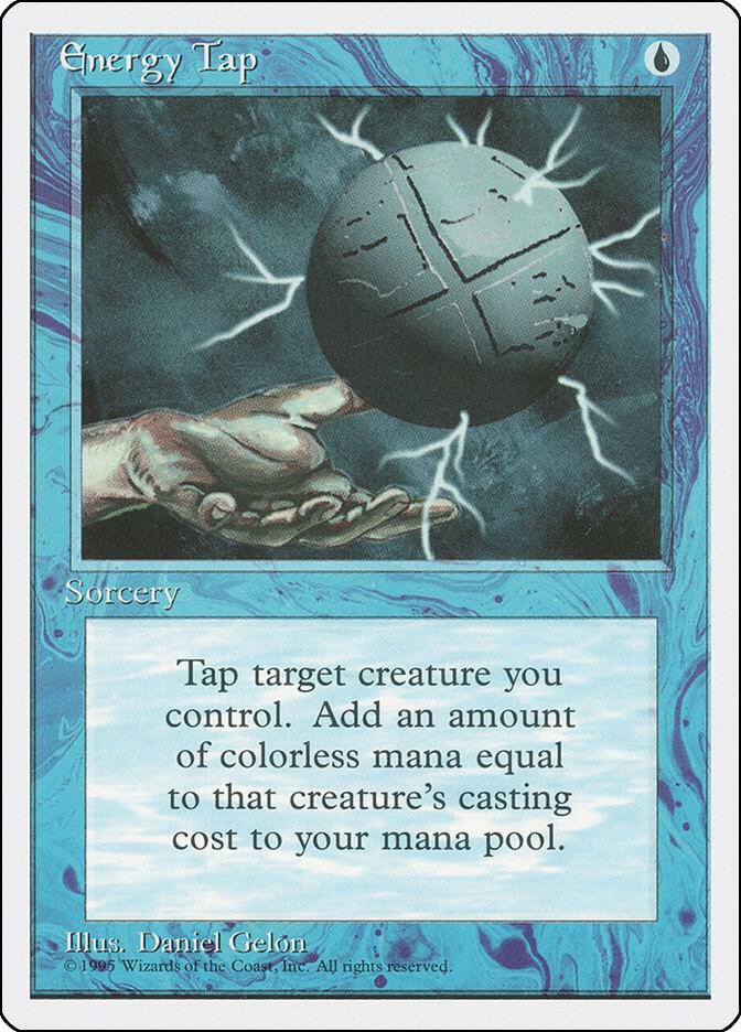 Energy Tap card from Fourth Edition