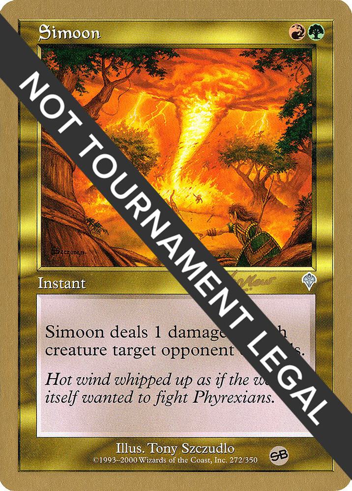 Simoon - 2002 Sim Han How (INV) (SB) card from World Championship Decks
