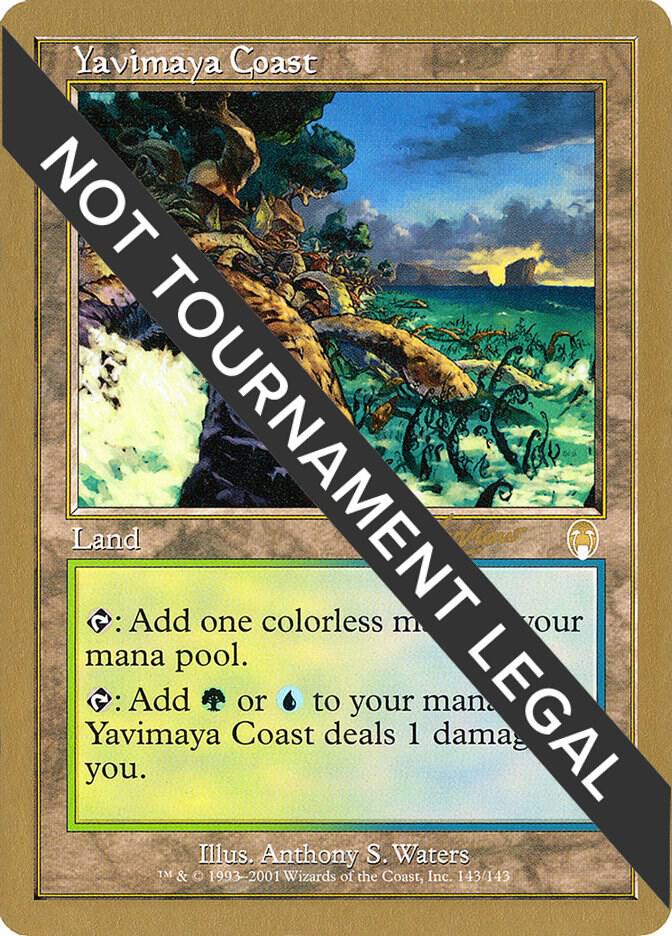 Yavimaya Coast - 2002 Sim Han How (APC) card from World Championship Decks