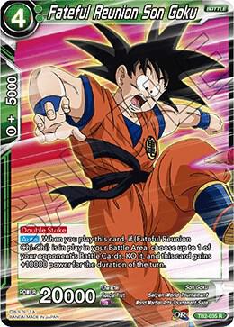 Fateful Reunion Son Goku TB2-035 card from World Martial Arts Tournament