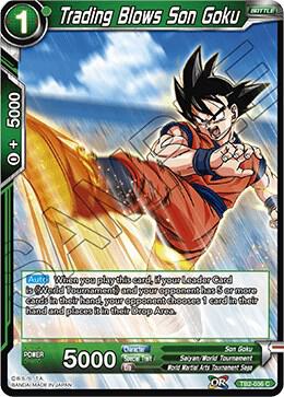 Trading Blows Son Goku TB2-036 card from World Martial Arts Tournament