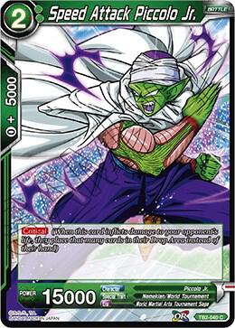 Speed Attack Piccolo Jr. TB2-040 card from World Martial Arts Tournament