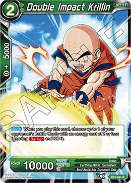 Double Impact Krillin TB2-041 card from World Martial Arts Tournament