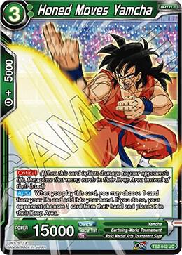 Honed Moves Yamcha TB2-042 card from World Martial Arts Tournament
