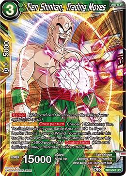 Tien Shinhan, Trading Moves TB2-043 card from World Martial Arts Tournament