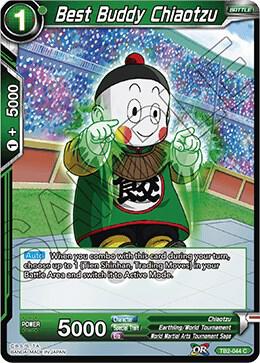 Best Buddy Chiaotzu TB2-044 card from World Martial Arts Tournament