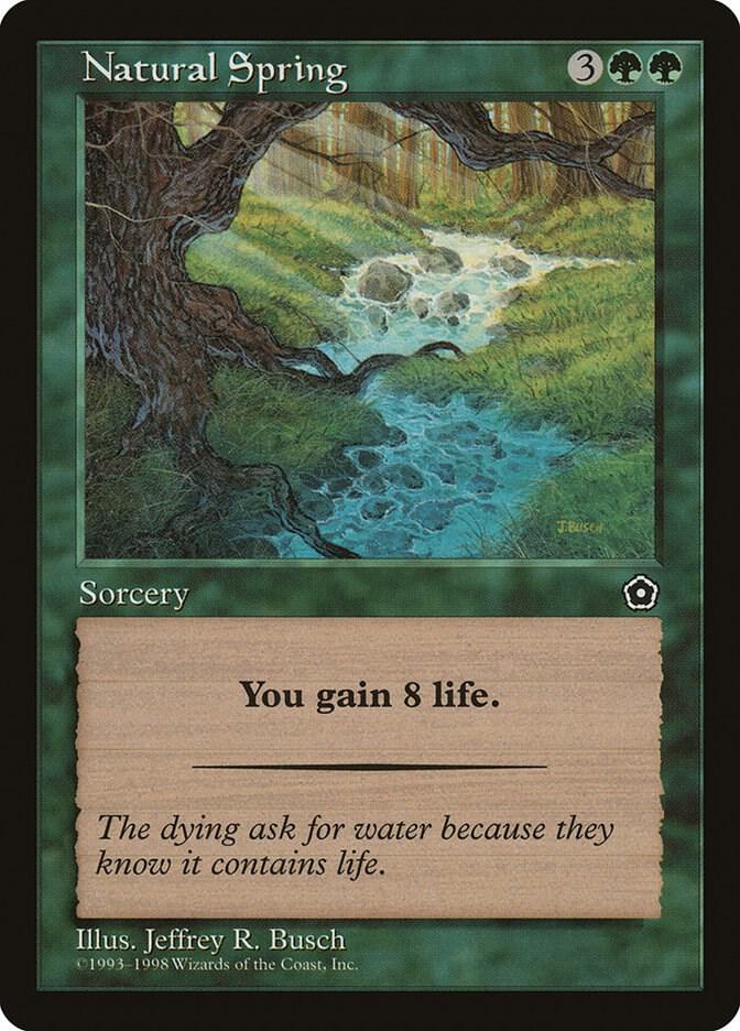 Natural Spring card from Portal Second Age