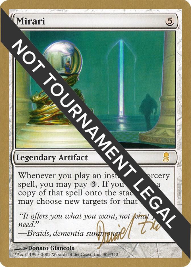 Mirari - 2003 Daniel Zink (ODY) card from World Championship Decks