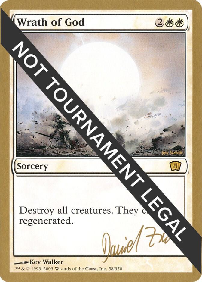 Wrath of God - 2003 Daniel Zink (8ED) card from World Championship Decks