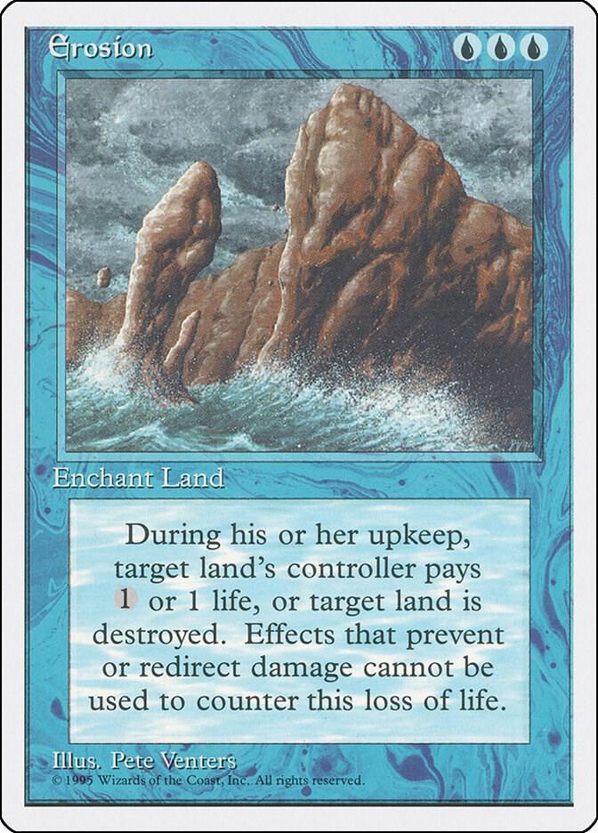 Erosion card from Fourth Edition