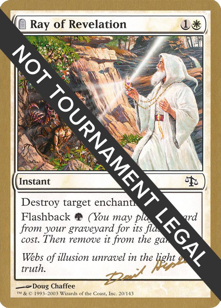 Ray of Revelation - 2003 Dave Humpherys (JUD) card from World Championship Decks