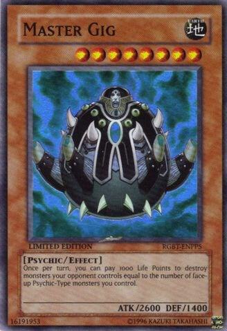 Master Gig RGBT-ENPP5 card from Duelist Pack Collection Tin