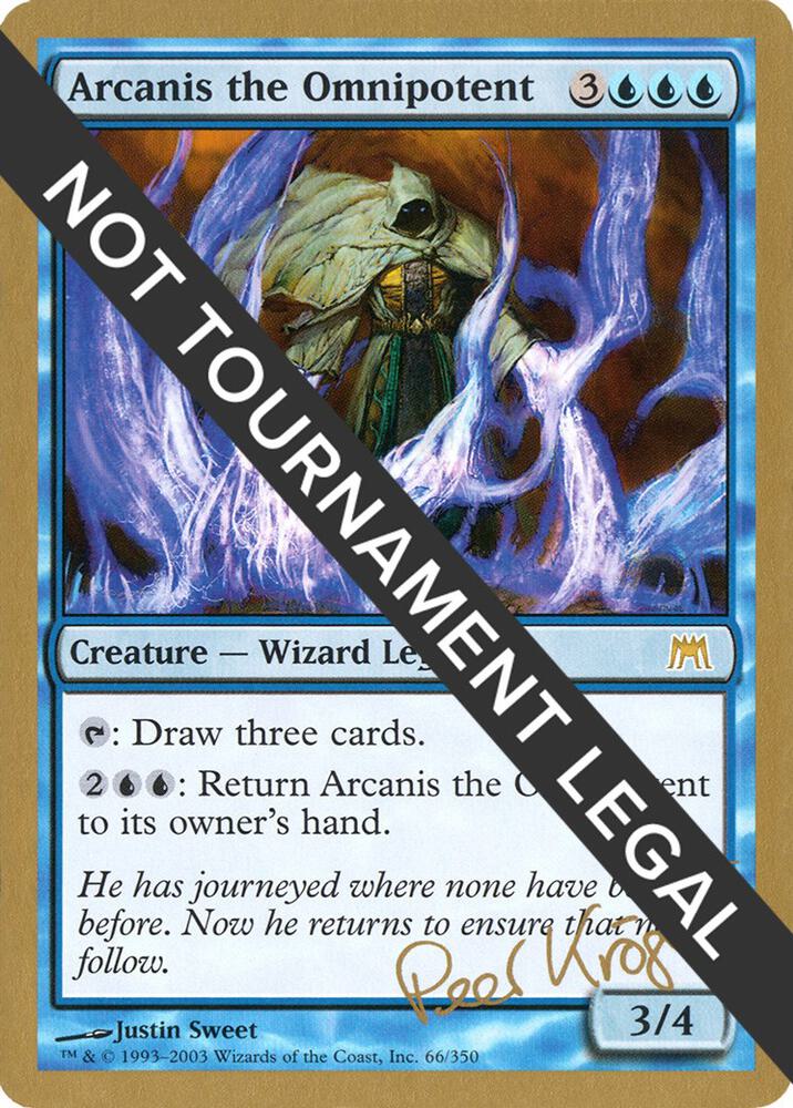 Arcanis the Omnipotent - 2003 Peer Kroger (ONS) card from World Championship Decks