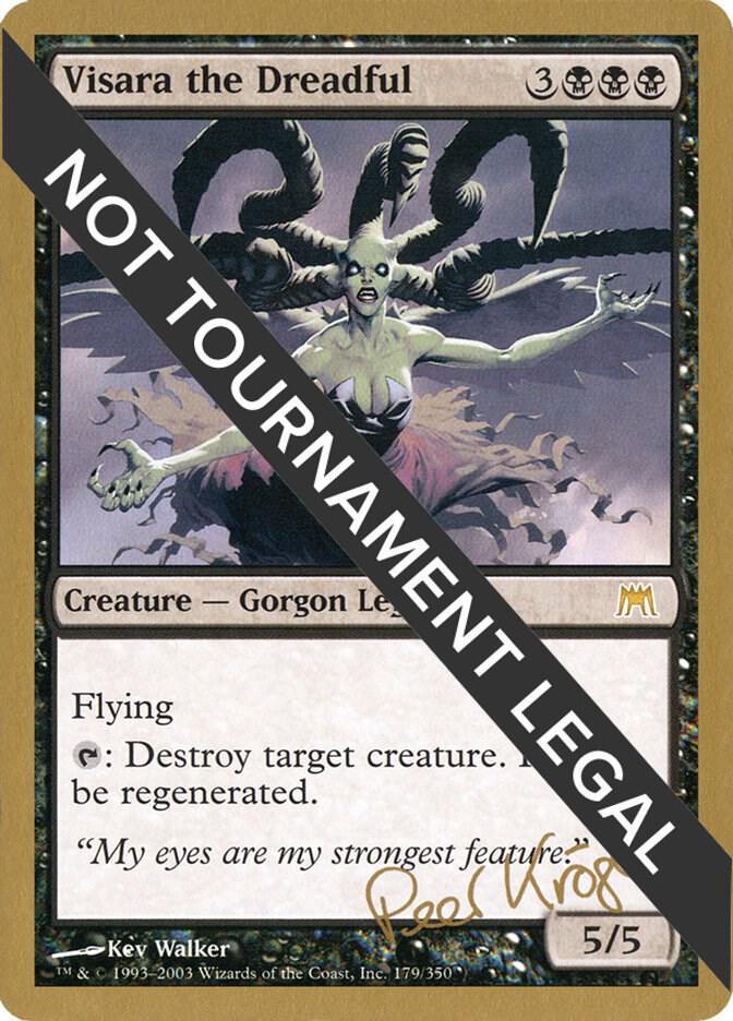 Visara the Dreadful - 2003 Peer Kroger (ONS) card from World Championship Decks