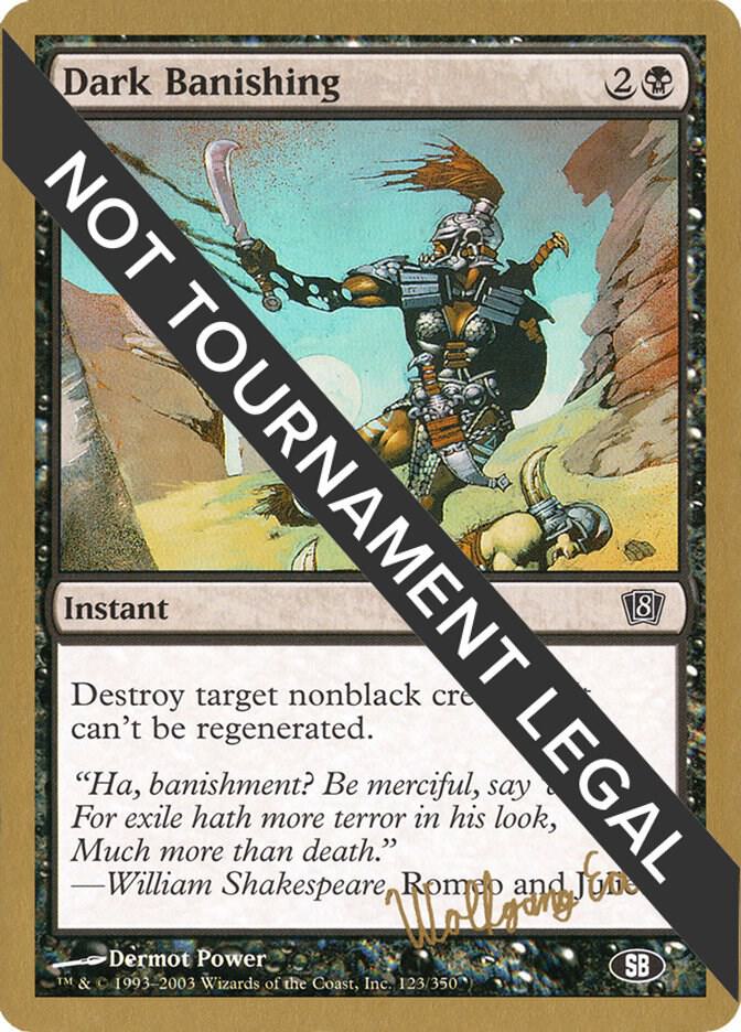 Dark Banishing - 2003 Wolfgang Eder (8ED) (SB) card from World Championship Decks