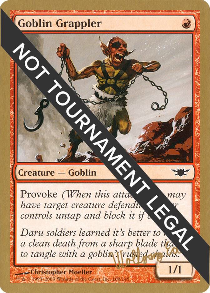 Goblin Grappler - 2003 Wolfgang Eder (LGN) card from World Championship Decks