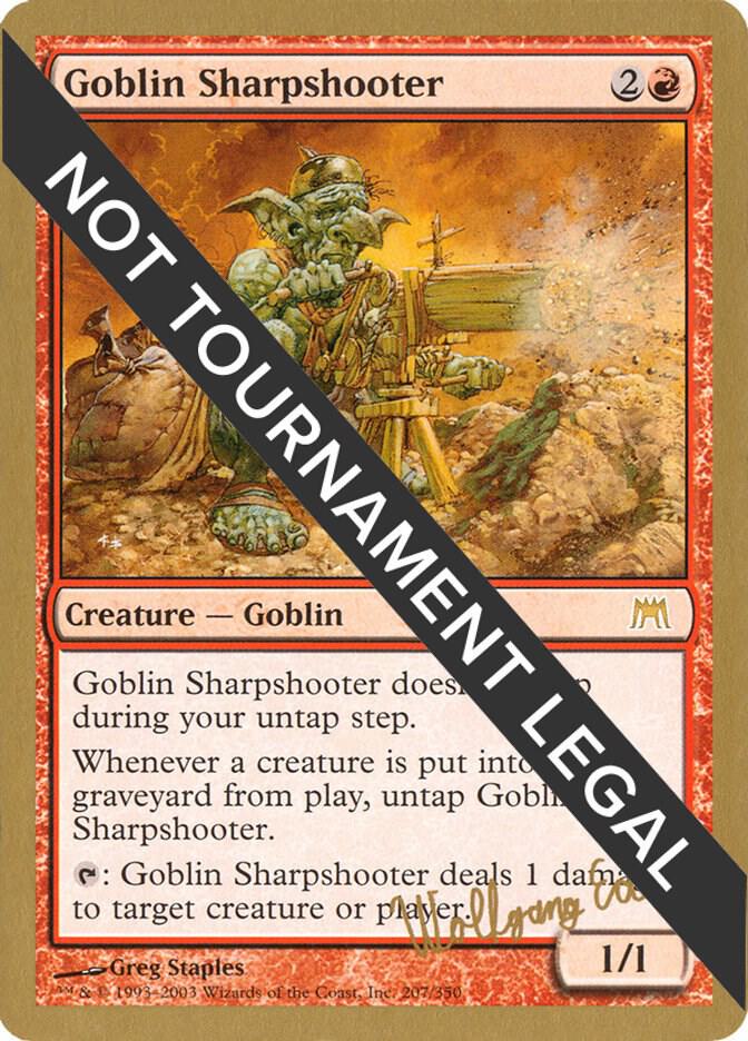 Goblin Sharpshooter - 2003 Wolfgang Eder (ONS) card from World Championship Decks