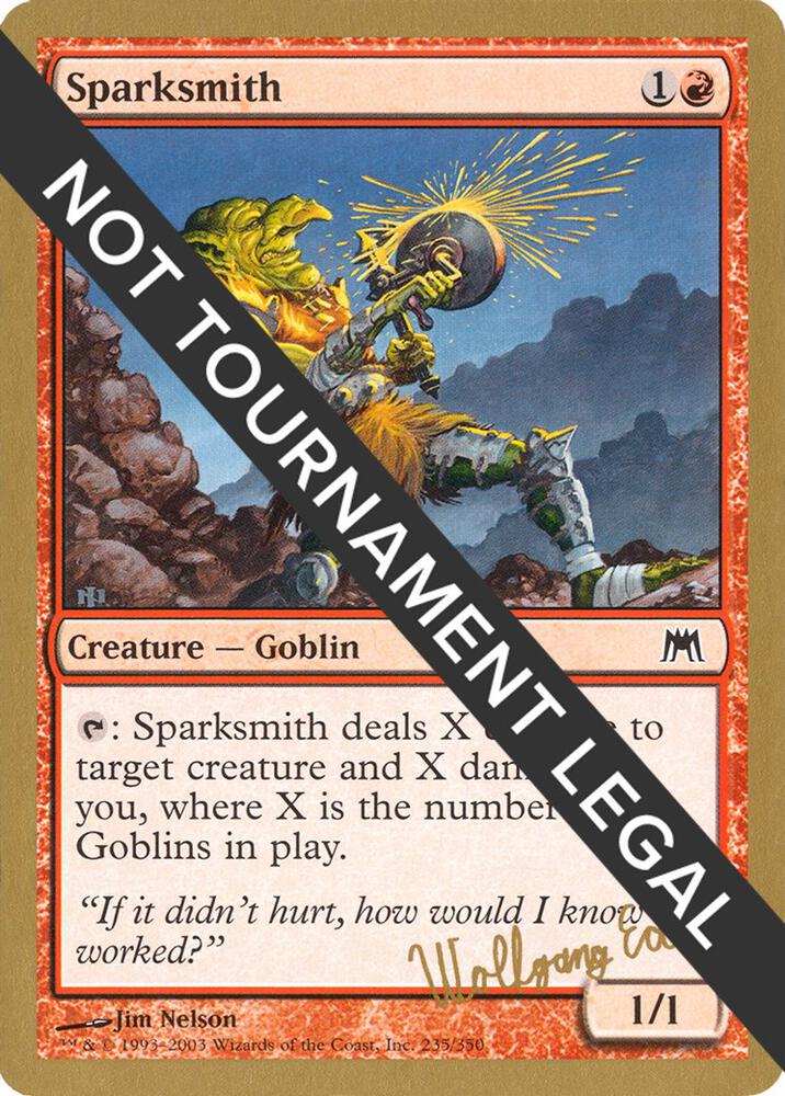 Sparksmith - 2003 Wolfgang Eder (ONS) card from World Championship Decks