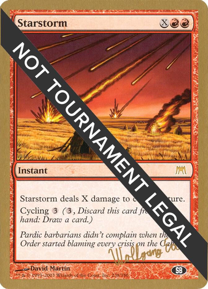 Starstorm - 2003 Wolfgang Eder (ONS) (SB) card from World Championship Decks