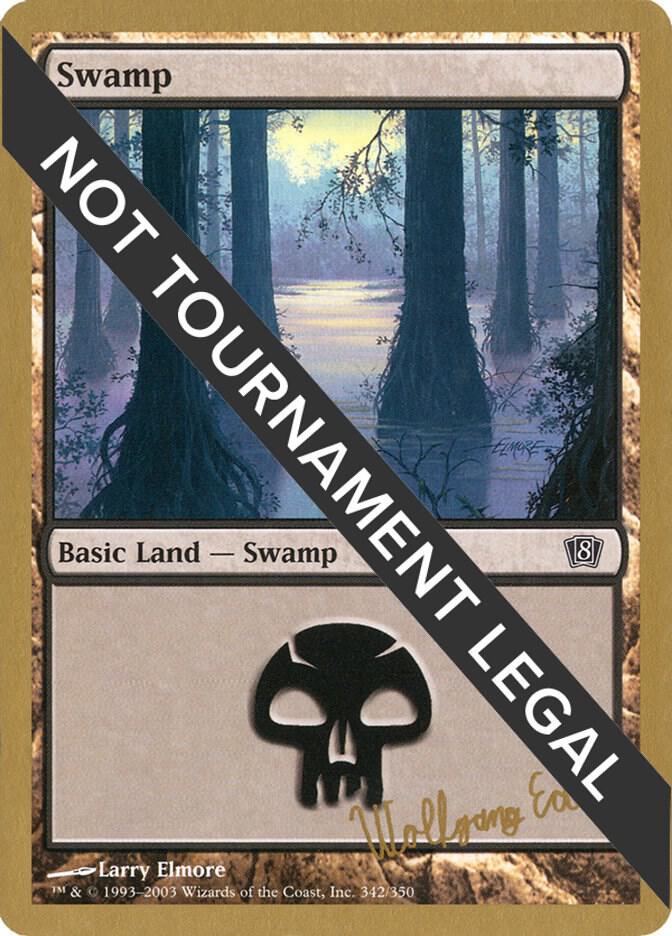 Swamp (342) - 2003 Wolfgang Eder (8ED) card from World Championship Decks