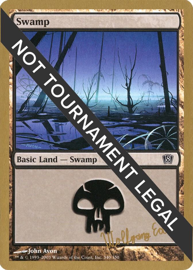 Swamp (340) - 2003 Wolfgang Eder (8ED) card from World Championship Decks