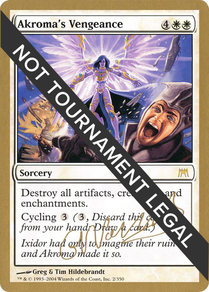 Akroma's Vengeance - 2004 Gabriel Nassif (ONS) card from World Championship Decks